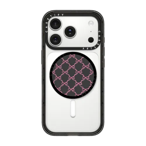 Entwined in Ribbon | Snappy Grip Stand / Snappy Grip Stand MagSafe Compatible / Black | Image 1