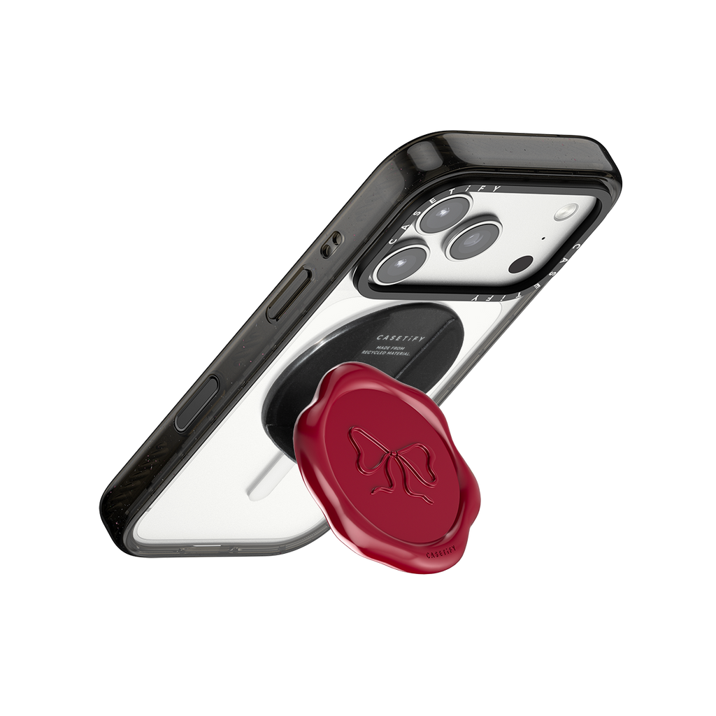 Snappy Grip Stand MagSafe Compatible - Red Bow