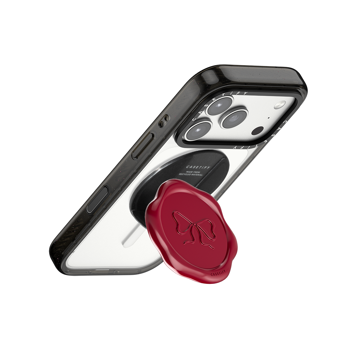 Snappy Grip Stand MagSafe Compatible - Red Bow
