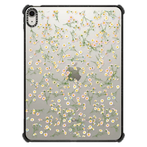 Pressed flowers dainty | iPad Air 11-inch (M2 - M4) / iPad Impact Case / Black | Image 1