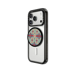 Persian Floral - Cyan | Snappy Grip Stand / Snappy Grip Stand MagSafe Compatible / Black | Image 2