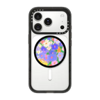 Floral Swirl - Purple | Snappy Grip Stand / Snappy Grip Stand MagSafe Compatible / Black | Image 1