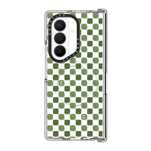 Check Pattern C | Galaxy Z Fold8 Ultra / Impact Clear Magnetic Case / Clear | Image 1