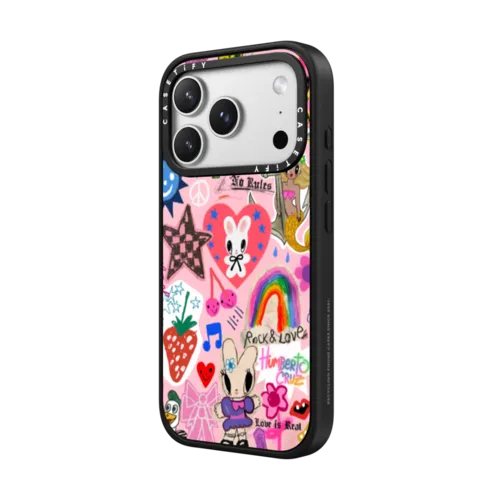 Love is Real | iPhone 17 Pro Max / Impact Case MagSafe Compatible / Matte Black | Image 2