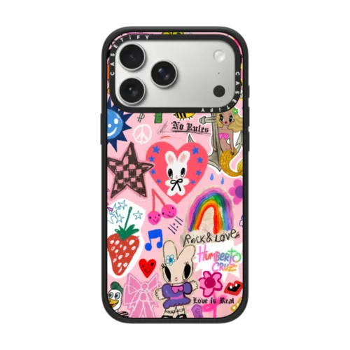 Love is Real | iPhone 17 Pro Max / Impact Case MagSafe Compatible / Matte Black | Image 1