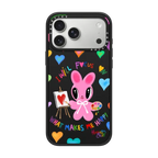 I will focus on what makes me happy | iPhone 17 Pro Max / Impact Case MagSafe Compatible / Matte Black | Image 1