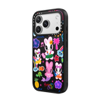 Aloha bunnies | iPhone 17 Pro Max / Impact Case MagSafe Compatible / Matte Black | Image 2