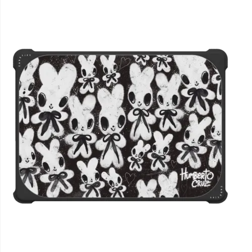 Bow Tie Bunnies | MacBook Pro 14-inch (M1 - M5) / MacBook Bounce Case / Black | Image 2