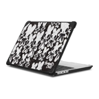 Bow Tie Bunnies | MacBook Pro 14-inch (M1 - M5) / MacBook Bounce Case / Black | Image 1
