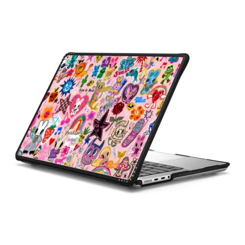 Love is Real | MacBook Pro 14-inch (M1 - M5) / MacBook Impact Case / Black | Image 1