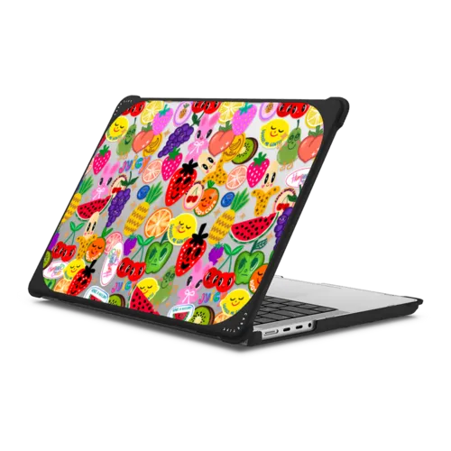 Fruit Lover | MacBook Pro 14-inch (M1 - M5) / MacBook Bounce Case / Black | Image 1