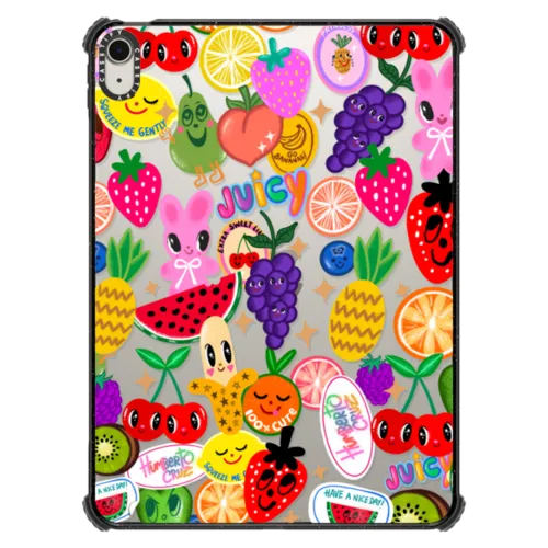 Fruit Lover | iPad Air 11-inch (M2 - M4) / iPad Impact Case / Black | Image 1
