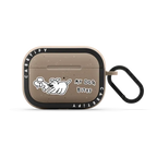 My DOG BITES STICKER | AirPods Pro 2 / Earbuds Bounce Case / Matte Taupe | Image 1