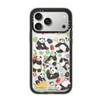 M.LanPanda Sticker Case | iPhone 17 Pro Max / Impact Case MagSafe Compatible / Black | Image 1