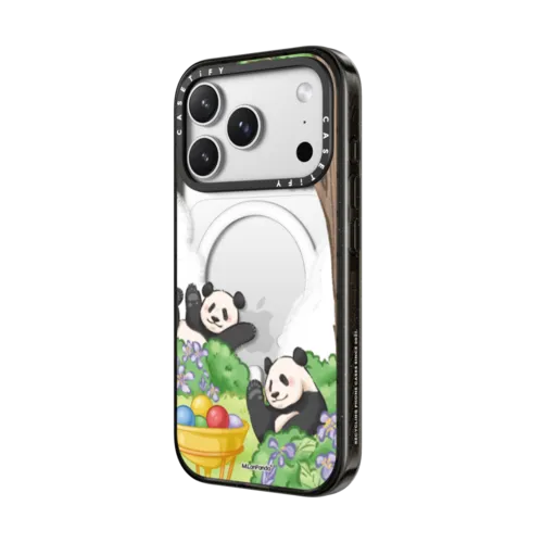 M.LanPanda Hide and Seek Case | iPhone 17 Pro Max / Impact Case MagSafe Compatible / Black | Image 2