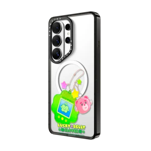 BELLYGOM Keychain Charm Case | Galaxy S26 Ultra / Impact Magnetic Case / Black | Image 2