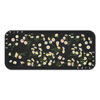 Pressed flowers dainty | Snappy Laptop Phone Mount / Snappy Laptop Phone Mount MagSafe Compatible / Black/Beige | Image 1