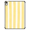 Yellow Stripes | iPad Air 11-inch (M2 - M4) / iPad Impact Case / Black | Image 1