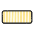 Yellow Stripes | Snappy Laptop Phone Mount / Snappy Laptop Phone Mount MagSafe Compatible / Black/Beige | Image 1