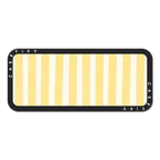 Yellow Stripes | Snappy Laptop Phone Mount / Snappy Laptop Phone Mount MagSafe Compatible / Black/Beige | Image 1