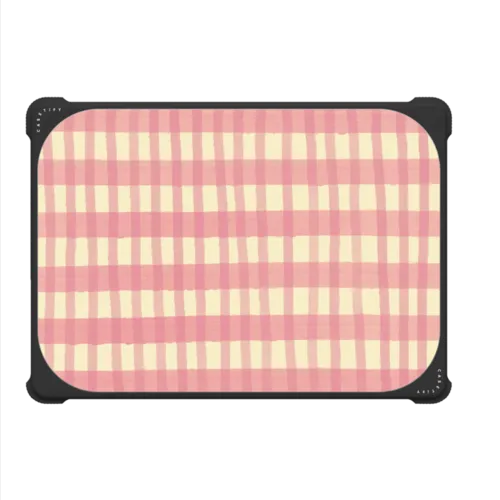 Pink Summer Stripes | MacBook Pro 14-inch (M1 - M5) / MacBook Bounce Case / Black | Image 2