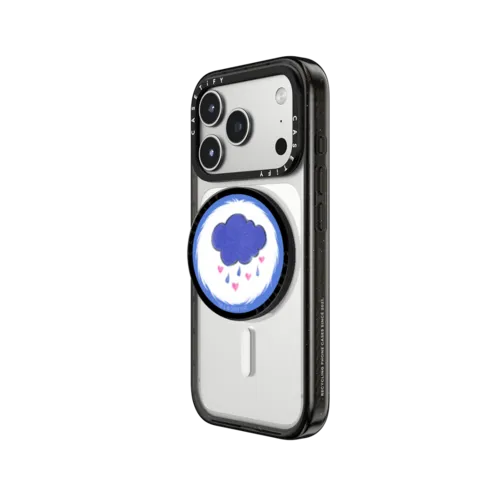 Grumpy Bear Belly Snappy Grip Stand | Snappy Grip Stand / Snappy Grip Stand MagSafe Compatible / Black | Image 2