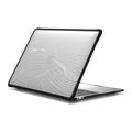 Wave lines | MacBook Air 13-inch (M1 / Intel) / MacBook Impact Case / Black | Image 1