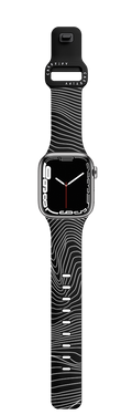The Minimalist Wave | Apple Watch Series 11 & 12 (46mm) / Impact Band / Black | Image 1