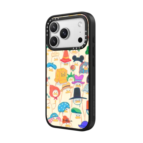 Duck Hat Parade | iPhone 17 Pro Max / Impact Case MagSafe Compatible / Matte Black | Image 2
