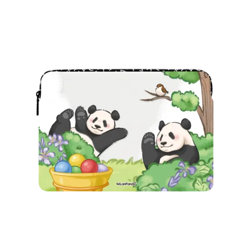 M.LanPanda Hide and Seek Laptop Sleeve | Large (16") / Impact Laptop Sleeve / Multicolor | Image 1