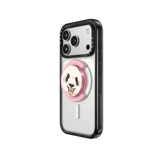M.LanPanda Face Snappy Grip Holder | Snappy Grip Holder / Snappy Grip Holder MagSafe Compatible / Pink | Image 2