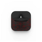 Red Embroidered Floral Garden