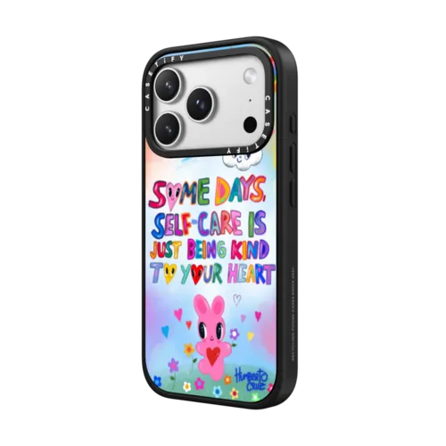 Some days, self-care is just being kind to your heart | iPhone 17 Pro Max / Impact Case MagSafe Compatible / Matte Black | Image 2