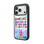 Some days, self-care is just being kind to your heart | iPhone 17 Pro Max / Impact Case MagSafe Compatible / Matte Black | Image 2