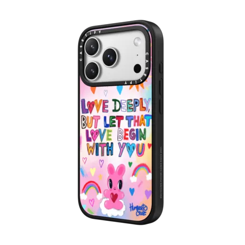 Love deeply, but let that love begin with you | iPhone 17 Pro Max / Impact Case MagSafe Compatible / Matte Black | Image 2