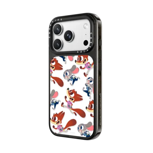 Nick and Judy Pattern Case | iPhone 18 Pro Max / Impact Case MagSafe Compatible - Glossy / Glossy Black | Image 2