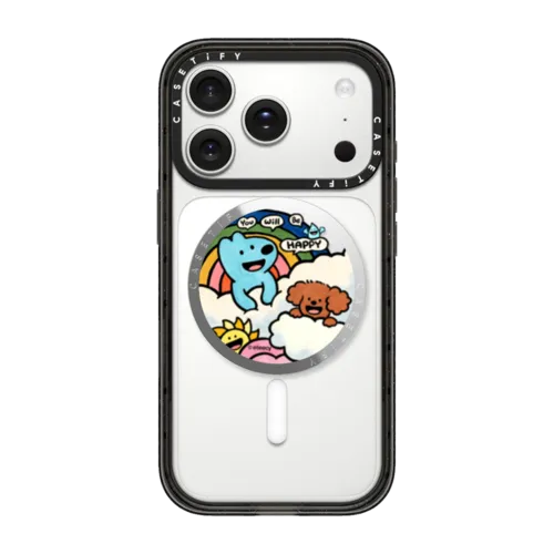 You will be Happy | Snappy Grip Stand / Snappy Mirror Grip Stand MagSafe Compatible / Silver | Image 1