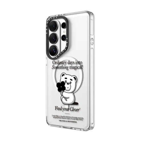 BELLYGOM Find Your Clover Case | Galaxy S26 Ultra / Impact Clear Magnetic Case / Clear | Image 2