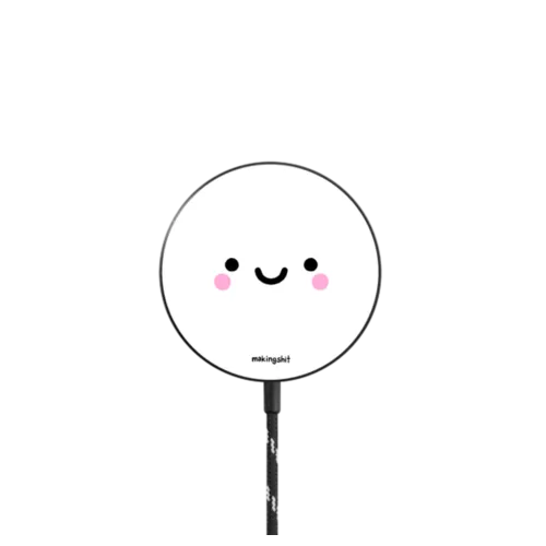Cute Aura |   / PowerThru Magnetic Wireless Charger MagSafe Compatible / Black | Image 1