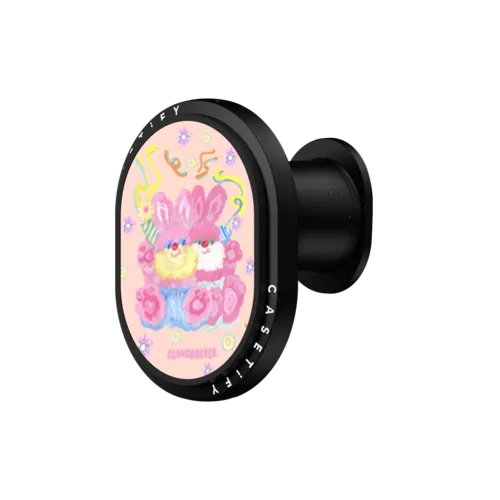Party Pink | PowerThru Wireless Car Charger / PowerThru Wireless Car Charger MagSafe Compatible  / Black | Image 1
