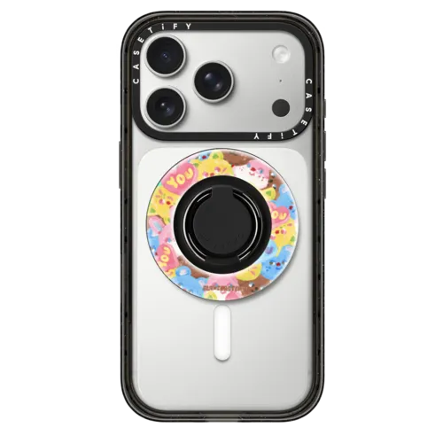 Friends Sticker | Snappy Ring Holder / Snappy Mirror Ring Holder MagSafe Compatible / Silver | Image 1