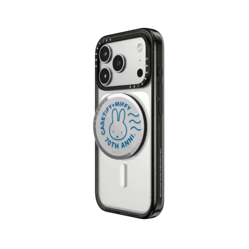 Miffy Anniversary Postmark Snappy Grip Stand | Snappy Grip Stand / Snappy Mirror Grip Stand MagSafe Compatible / Silver | Image 2