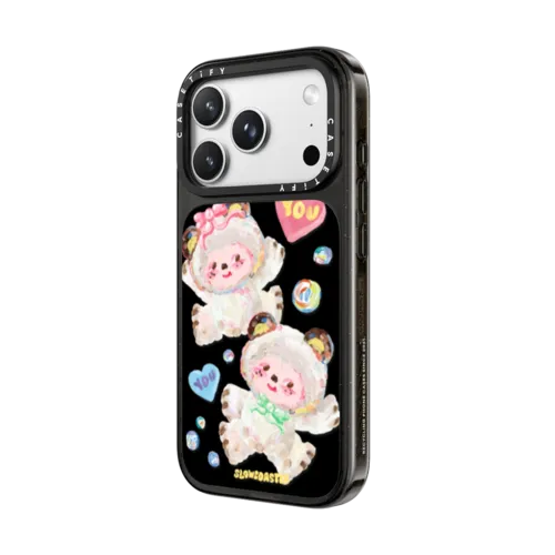 Bubble Friends | iPhone 18 Pro Max / Impact Case MagSafe Compatible - Glossy / Glossy Black | Image 2