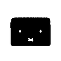 Miffy Face Laptop Sleeve (Black) | Small (13") / Impact Laptop Sleeve / Multicolor | Image 1