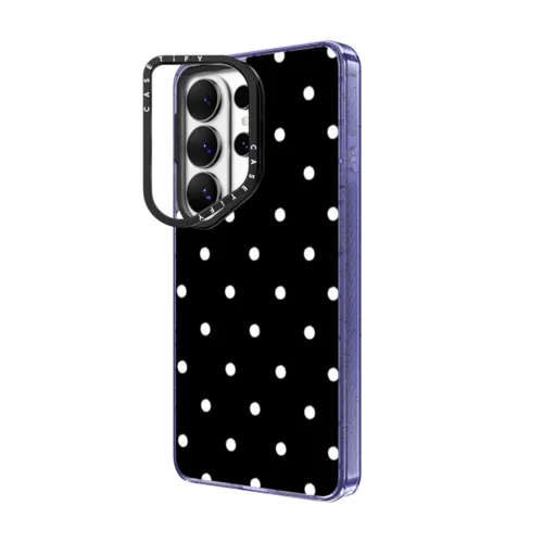 Classic Dottie | Galaxy S26 Ultra / Impact Ring Stand Magnetic Case / Soft Blue | Image 2