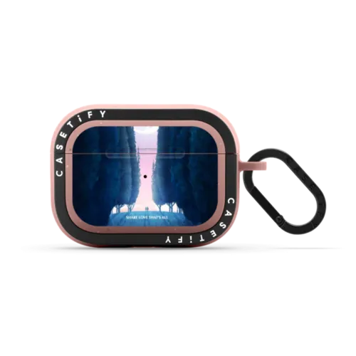 under the moonlight | AirPods Pro 2 / Earbuds Bounce Case / Matte Dusty Rose | Image 1