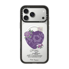 TAEYEON Purple Rose Case | iPhone 17 Pro Max / Impact Case MagSafe Compatible / Black | Image 1