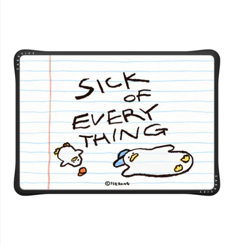 Doodles On A Notebook | MacBook Air 13-inch (M1 / Intel) / MacBook Impact Case / Black | Image 2