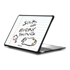 Doodles On A Notebook | MacBook Air 13-inch (M1 / Intel) / MacBook Impact Case / Black | Image 1