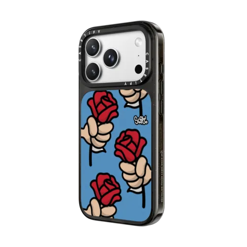 Droppin' Love Vibes | iPhone 18 Pro Max / Impact Case MagSafe Compatible - Glossy / Glossy Black | Image 2
